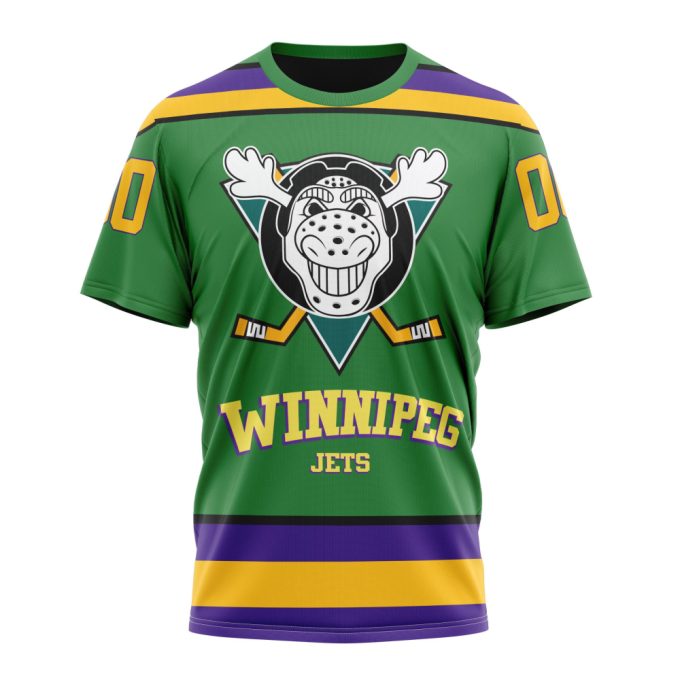 Winnipeg Jets X The Mighty Ducks Unisex T-Shirt For Fans Gifts 2024