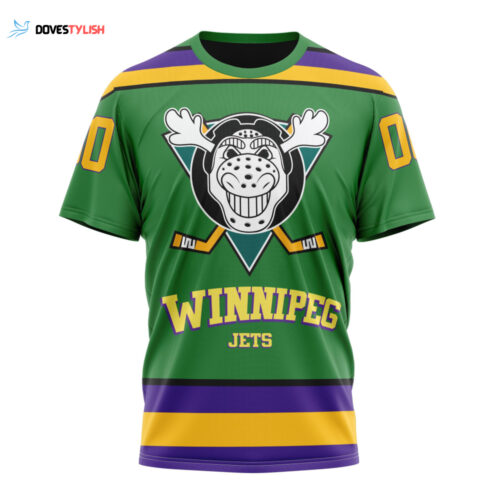 Winnipeg Jets Fights Cancer Unisex T-Shirt For Fans Gifts 2024