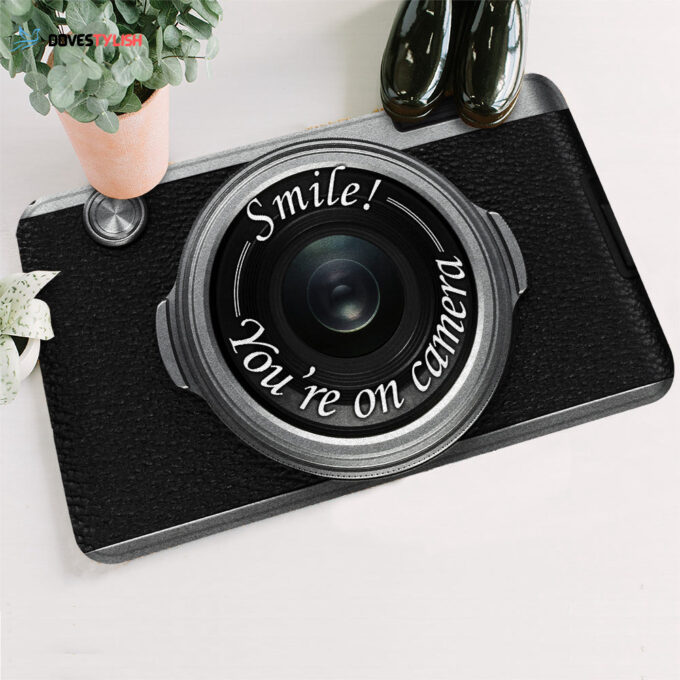 You are on camera – Photographer Doormat