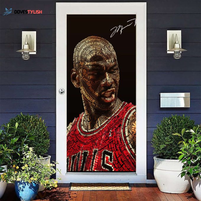 Chicago Bulls 03 Michael Jordan Gift For Fan 3D Full Printing Door Cover