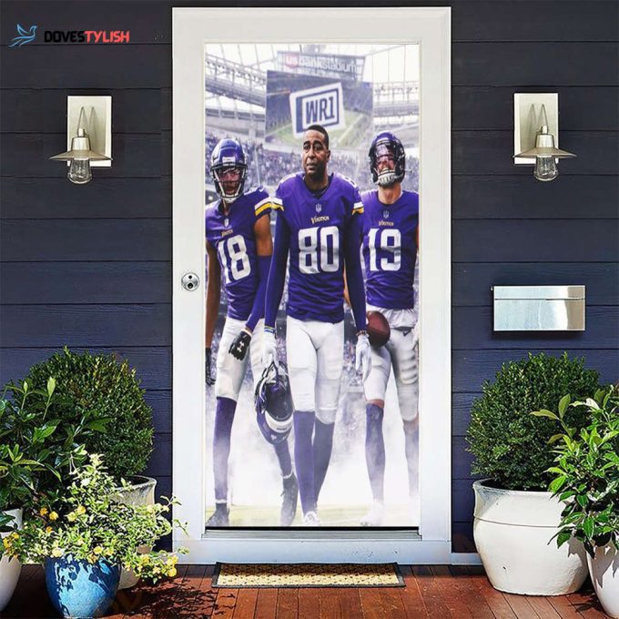 Minnesota Vikings Team Unisex Gift Tee 2024Gift For Fan 3D Full Printing Door Cover