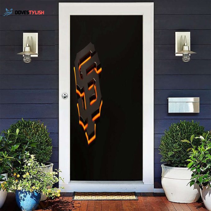 San Francisco Giants Art 7 Gift For Fan 3D Full Printing Door Cover