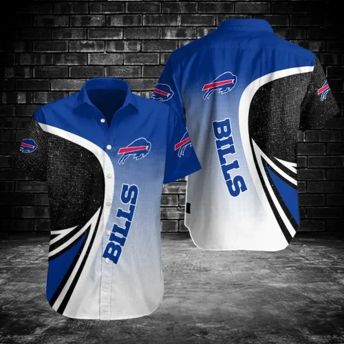 Buffalo Bills NFL Logo Sport Pattern Hawaiian Shirt Unisex Gift Tee 2024