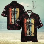 Atlanta Falcons NFL Retro Aloha Summer Beach Gift Hawaiian Shirt