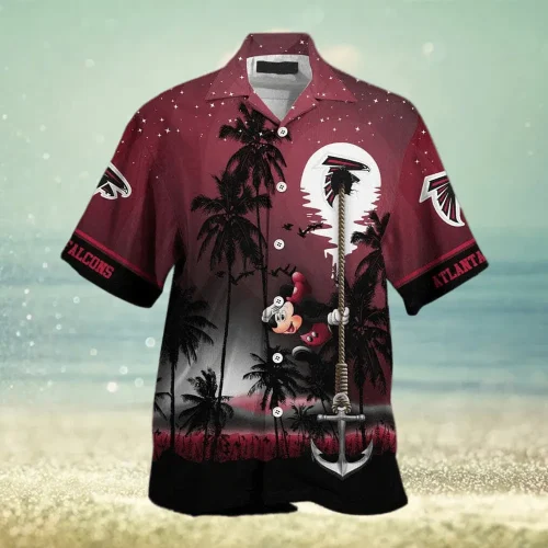 Atlanta Falcons NFL Retro Aloha Summer Beach Gift Hawaiian Shirt