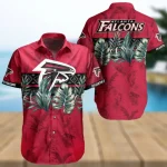 Atlanta Falcons NFL Leaves Summer Pattern Hawaiian Shirt