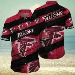 Atlanta Falcons NFL Retro Summer Pattern Hawaiian Shirt