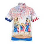 3D Full Printed Shih Tzu Hawaiian Shirts For Independence Day, Dog Hawaii Aloha Beach Shirts For Him Her