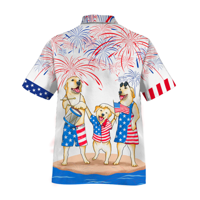 3D Full Printed Shih Tzu Hawaiian Shirts For Independence Day, Dog Hawaii Aloha Beach Shirts For Him Her