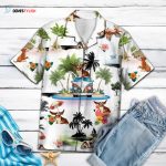 Basset Hound Hawaiian Shirt Cute Hawaii Beach Shirt For Him Her