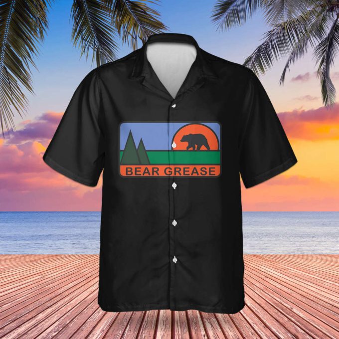 Bear Grease Hawaiishirt First Lite Bear Grease Hawaiishirt Retro Bear Hunter Merch