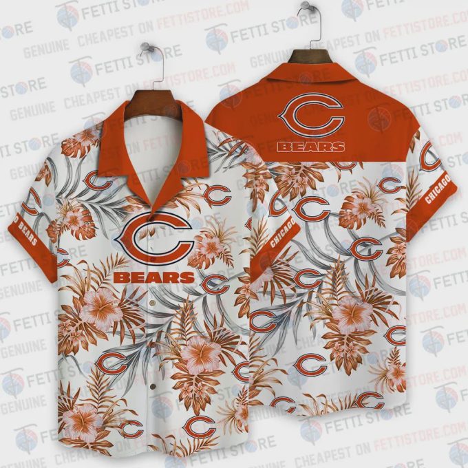 Chicago Bears NFL Pattern Hawaiian Shirt