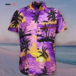 Coconut Tree Funky Hawaii â€‹Shirt Purple Hawaiian Shirt Best Beach Gifts For Girlfriend