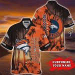 Custom Denver Broncos NFL Tropical Island Hawaiian Shirt