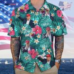 Custom Donald Trump Photo Tropical Style Hawaii Shirt Unisex Gift Tee 2024