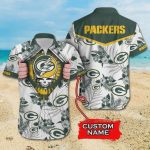 Custom Green Bay Packers Grateful Dead Hawaiian Shirt