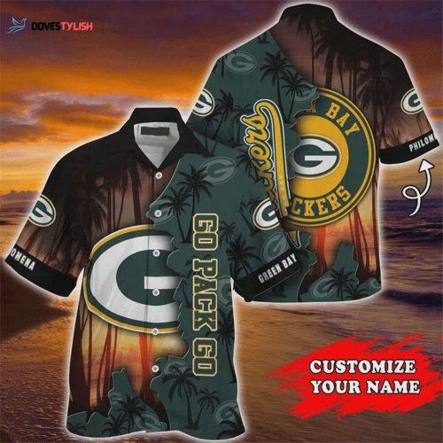 Custom Green Bay Packers NFL Mascot Hawaiian Shirt