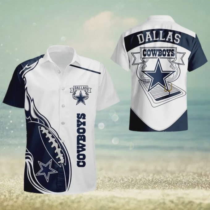 Dallas Cowboys NFL Fireball Summer Hawaiian Shirt