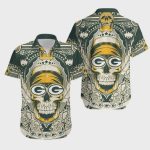 Green Bay Packers Skull Magic Hawaiian Shirt