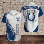 Indianapolis Colts Football Pattern Hawaiian Shirt