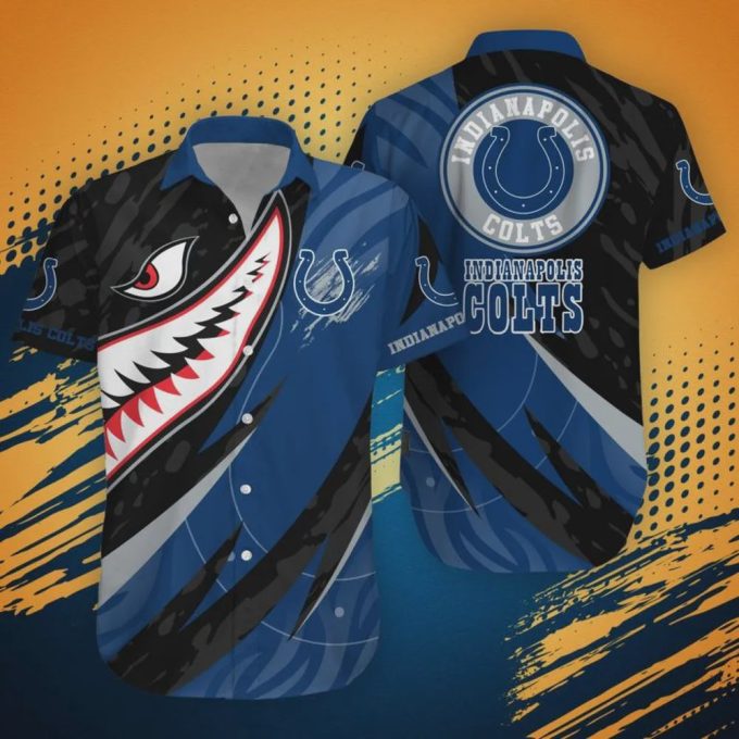 Indianapolis Colts Shark Summer Hawaiian Shirt