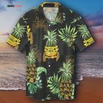 Jeep Pineapple Hawaiian Shirt Mens Tropical Vintage Jeep Hawaiian Shirt Gift For Dad