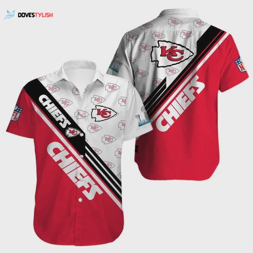 Kansas City Chiefs Logo Camo Pattern Hawaiian Shirt