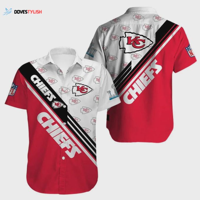 Kansas City Chiefs Football Logo Hawaiian Shirt