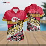 Kansas City Chiefs Logo Camo Pattern Hawaiian Shirt