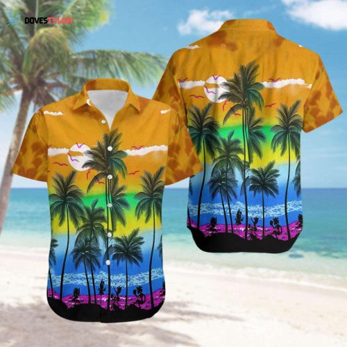 Lgbt T Rex Hawaiian Shirt For Lesbian, Gaymer Hawaiian Shirt On Pride Month