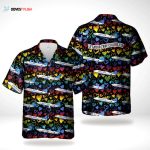 Lgbtq+ Pride Hawaiian Shirt, Let Your True Colors Fly, Heart United Airlines Boeing Hawaiian 3D Shirt