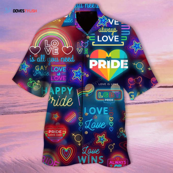 Love Has No Gender Tropical Background Design Hawaiian Shirt