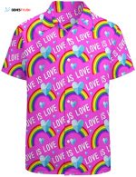 Love Is Love Pride Hawaii Shirts For Gay Man, Lesbian Love Hawaiian Shirt, Gift For Lgbtq Pride Month