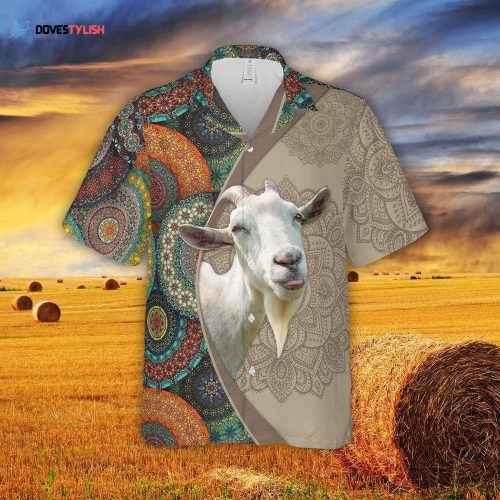 Mandala Pattern Sheep All Over Printed 3D Hawaiian Shirt