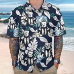 President Donald Trump Middle Finger Hawaiian Shirt Unisex Gift Tee 2024