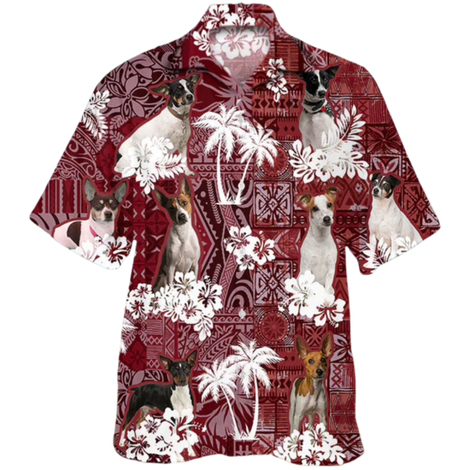 Rat Terrier Hawaiian Shirt, Hawaiian Shirt For Dog Lovers