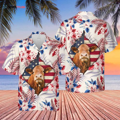 Rainbow Lgbt Striped Flag Men’s Hawaiian Shirt Short Sleeves Button Down Aloha Shirts Beach