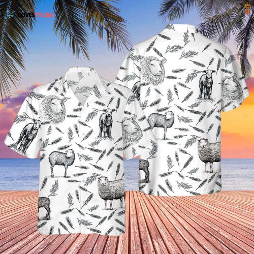 Simple Hawaii Shirt, Men’s Casual Hawaiian Shirt, Aloha Vibe Shirt On The Beach