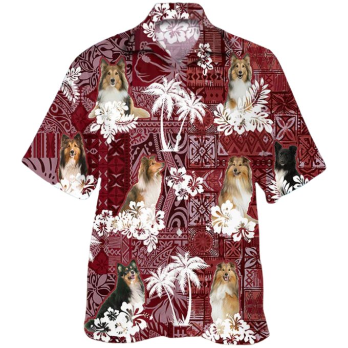 Shetland Sheepdog Hawaiian Shirt