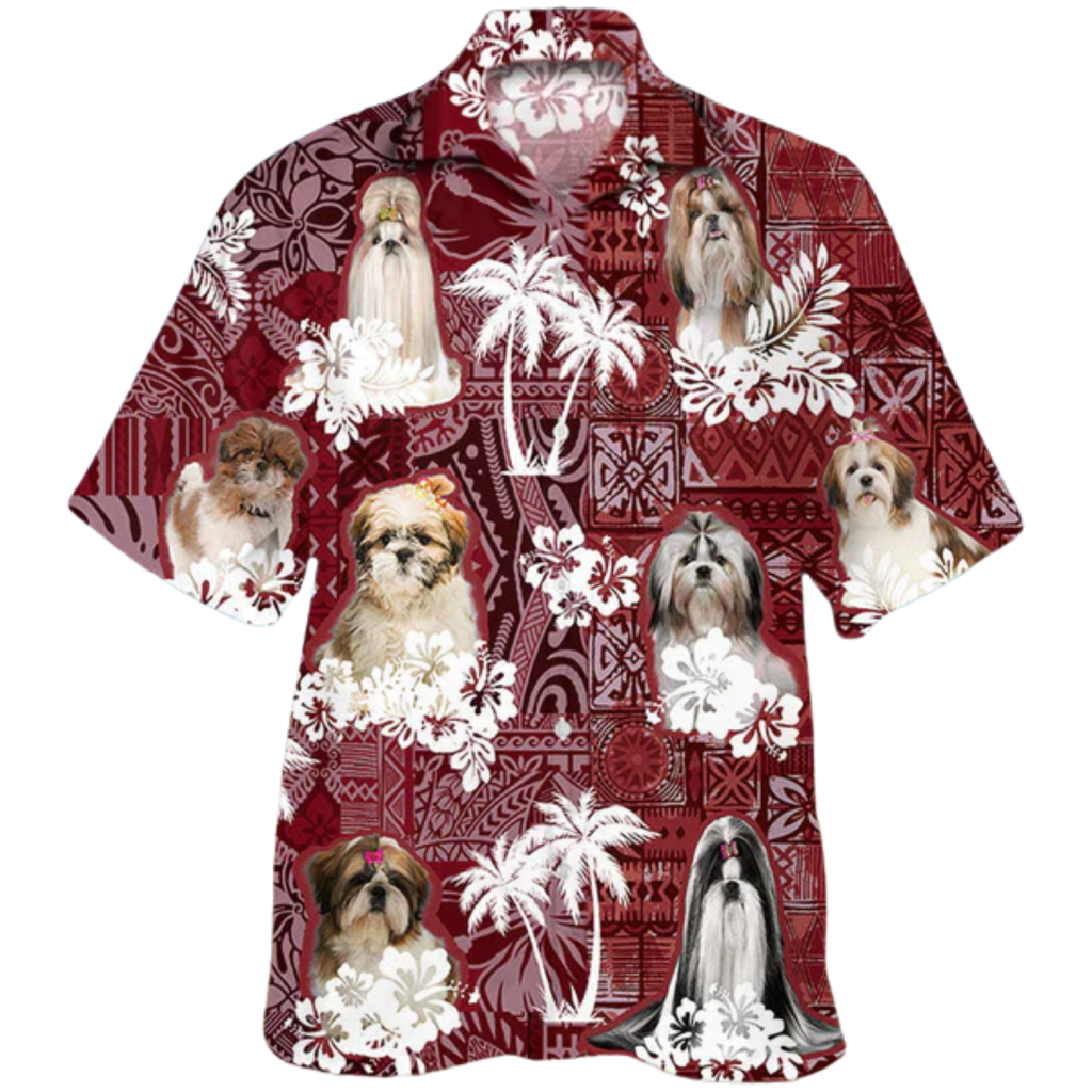 Shih Tzu Hawaiian Shirt, Best Gift For Dog Lovers