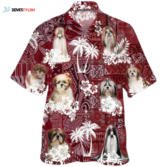 Shih Tzu Hawaiian Shirt, Best Gift For Dog Lovers