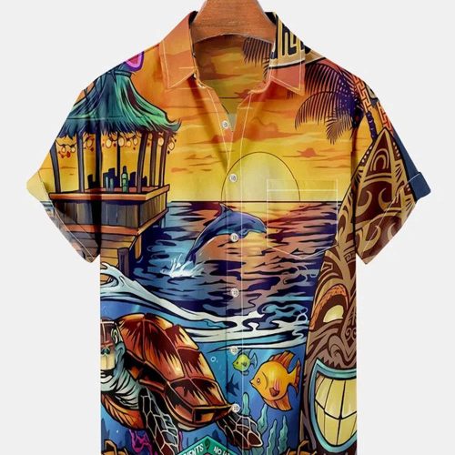 Shiba Inu Hawaiian Shirt, Dog Hawaiian Beach Shirts For Men And Woman