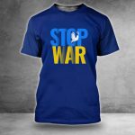 Stop War Ukraine Hawaiian Shirt Love Peace Ukrainian Apparel Men’s Merch