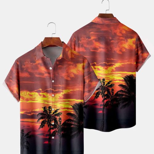 St. Patrick’s Day Hawaiian Shirt, Funky Irish 3D Print Button Down Beach Shirts, Gift For Him