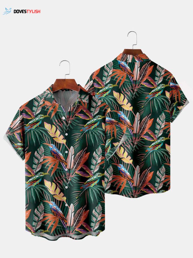 Summer Holiday Hawaiian Shirt, Short Sleeve Hawaiian Shirt For Summer, Aloha Gift For Him