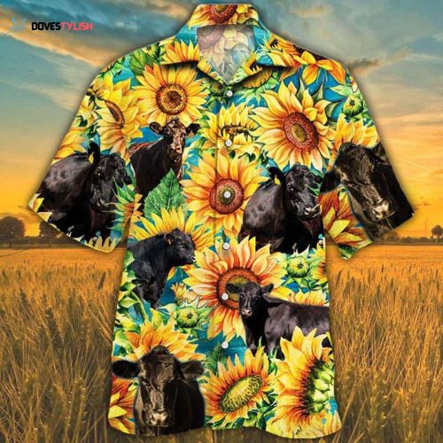 Sunflower Sheep Hawaiian Shirt