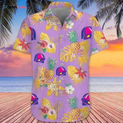 Taco Bell Hawaiian Shirt Cool Summer Shirts For Guys Taco Lover Gifts