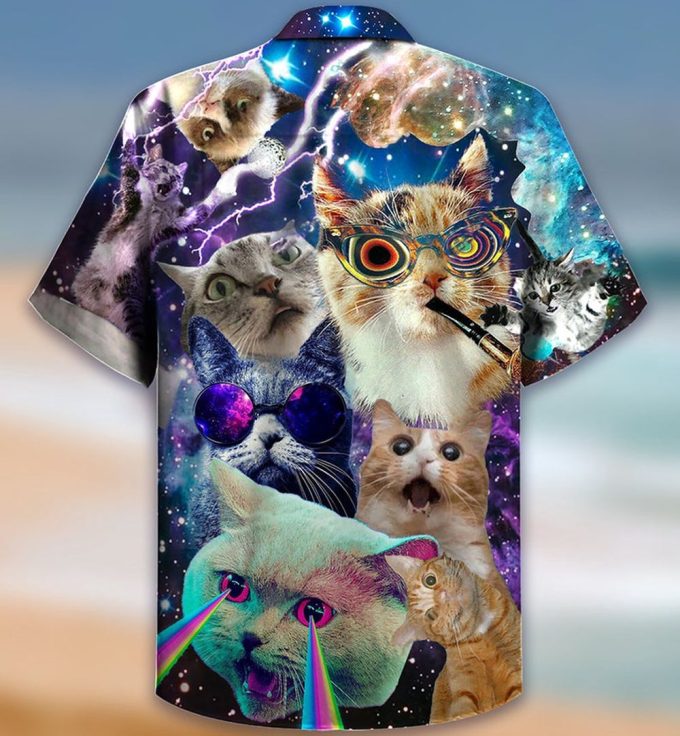 The Battle Flying Cat Hawaiian Shirt, Gift For Cat Lovers