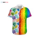 Transgender Shirt 3D Hawaiian, Awesome Lgbt Low Poly Design Hawaiian Shirt