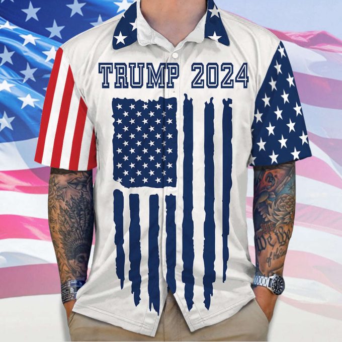 Trump 2024 I’m Voting For The Convicted Felon Hawaii Shirt Unisex Gift Tee 2024